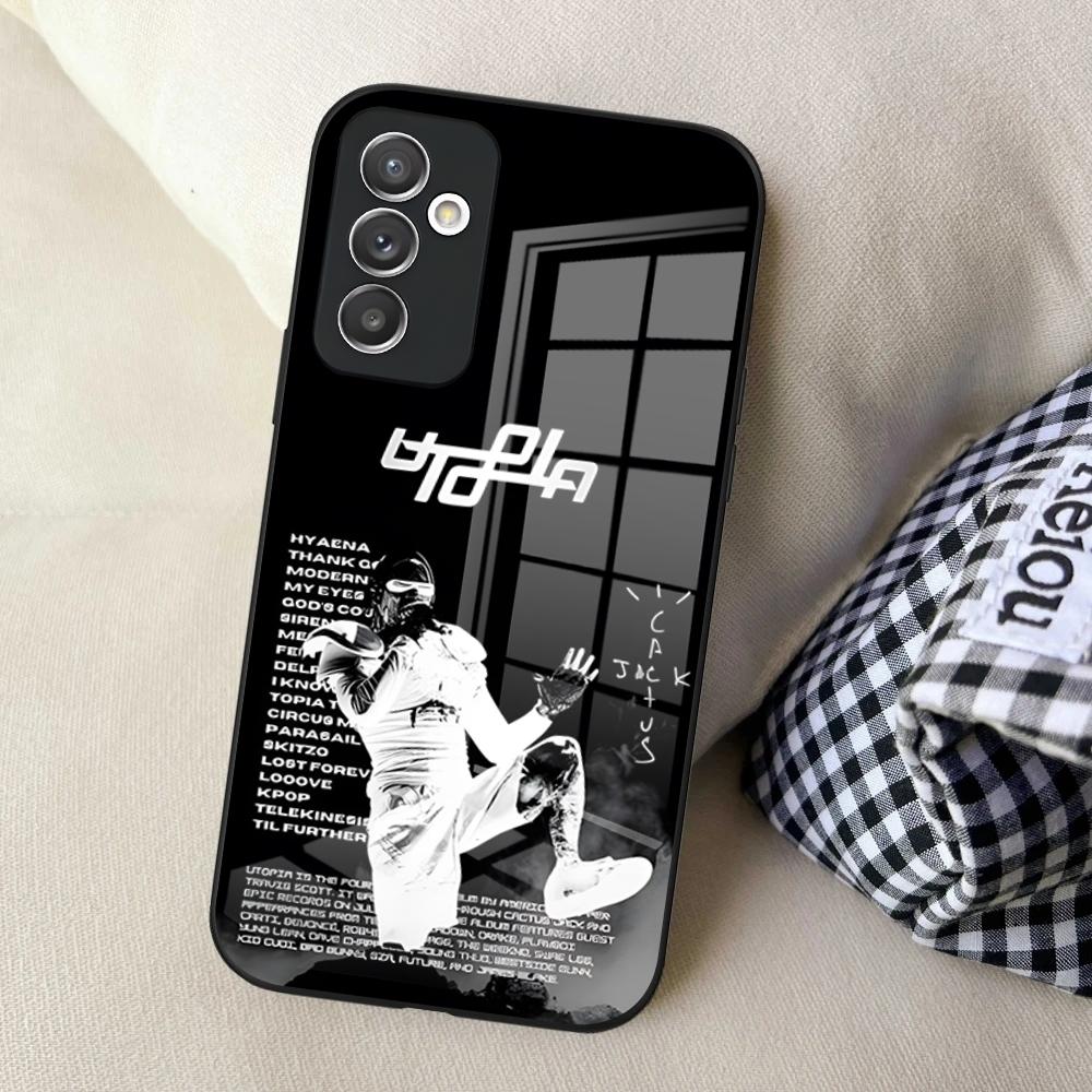 

Rapper T-Travis Scotts UTOPIA Phone Case For Samsung S24 Ultra S23 S22 S25 S20 Fe S21 Plus A54 A34 A24 A53 A13 A16 Glass Cover Samsung s24