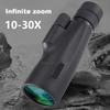 10-30x50 Telescope BAK4 Prism Optical Lens High Power Hunting Birdwatching Monocular Light Night Vision Binoculars
