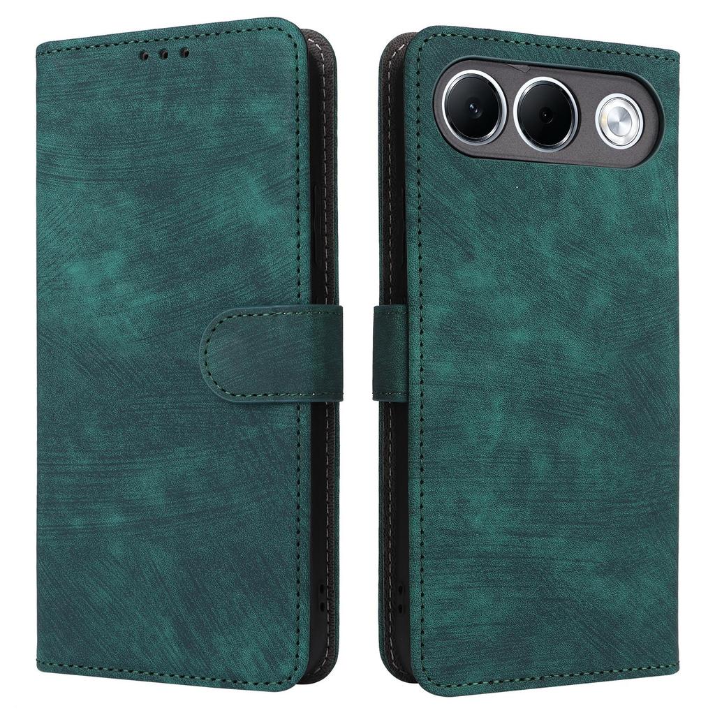 Housse à rabat compatible pour OPPO A7 Pro en cuir PU Protection intégrale avec [Blocage RFID]