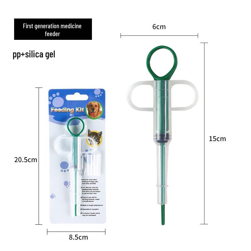 Pet Medicine & Feeder Kit: Kitten Milk Feeder, Dog Feeder, Calcium Tablet Stick, Water Feeding Syringe.