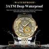POEDAGAR Luxury Man Watch Stainless Steel Hollow Tourbillon Men Clock Luminous Mechanical Automatic Business Men's Watches Reloj