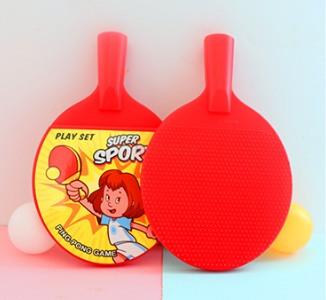 1 Paar Kinder Tischtennis Trainingsspielzeug Kleine Trainingsbälle Kindergarten Puzzle Preise Schläger Sportausrüstung