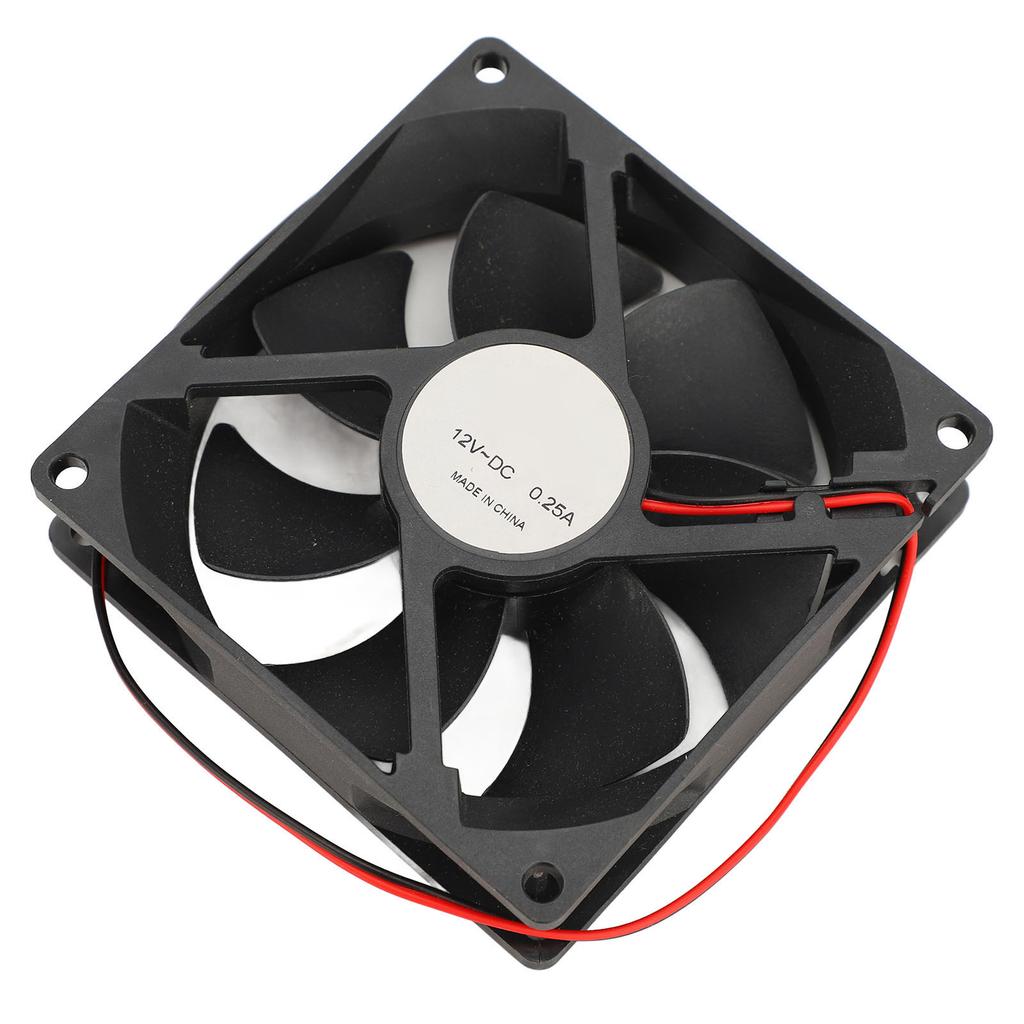 Dual Ball Bearing Fan 4in DC12V 3000RPM Exhaust Blower Fume Smoke Extractor 90mm for DIY Soldering