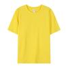 YPRS210g oversize double yarn pure cotton short-sleeved T-shirt for men and women, white heavy loose trendy bottoming shirt