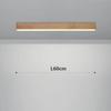 Nordic LED Ceiling Lights Minimalist Long Strip Wooden Decor Lamps For Livingroom Entryway Bedroom Corridor Cloakroom Luminaires