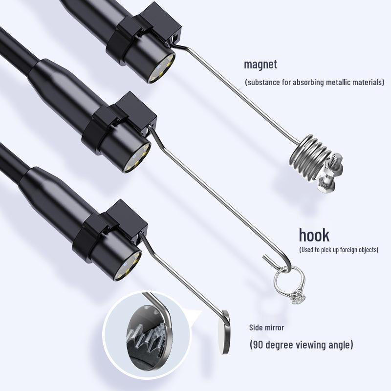 1m/5m/10m 1080P WiFi Endoscope for Industrial & Automotive Pipeline Repair - High-Definition Home Use