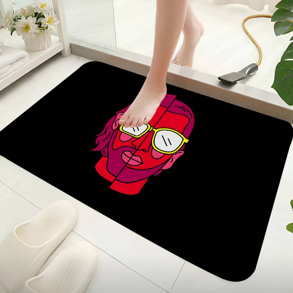 Rap PNL Album Floor Mat Kids Room Bedroom Decoration Balcony Anti-Slip Doormat Living Room Welcome Rug