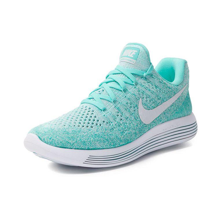 Nike  LunarEpic Low Flyknit 2 Hyper Turquoise Women Sneakers Green Platinum-Igloo 863780-301