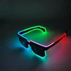 LED Mosaic Party Sunglasses - Cool Night Glow Glasses for Birthdays, Concerts, and Nightclubs