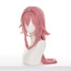 Genshin Impact Yae Guuji Cosplay 85cm Wig Pink Wig Cosplay Anime Cosplay Wigs Heat Resistant Synthetic Hair Wigs + Wig Cap