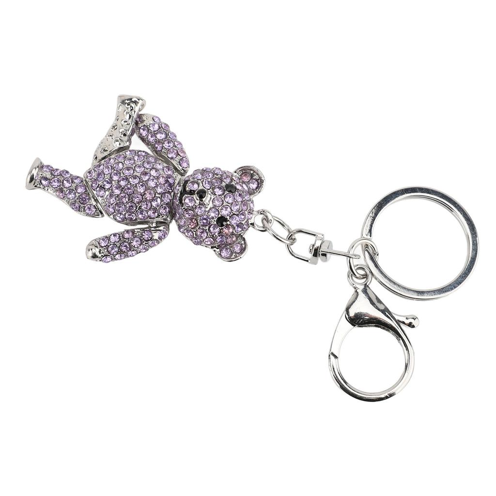 Keychain Artificial   Pendant Keychain Rhinestone Car Key Keychain For Bags Wallets Backpacks