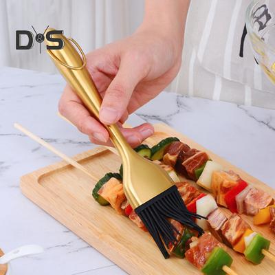 Barbecue Brush Heat Resisting Portable Safe Baking Tool Silicone BBQ Cooking Pastry Oil Brush