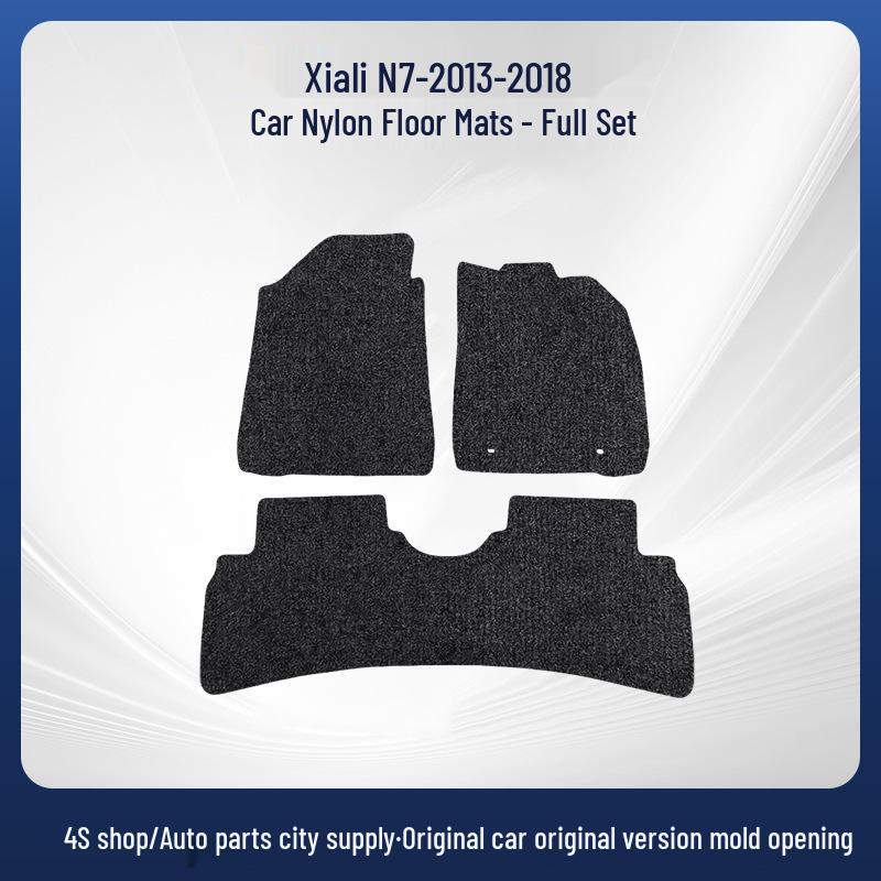 Velvet Anti-Wrinkle Car Floor Mats Set for Xiali N7-13-18 Models
