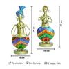 Nostrae Metal Show Pieces for Home Decor | Gift Items for Showcase, TV Unit Decoration | Statue, Figurines, Artifacts for Table, Living Room Decor