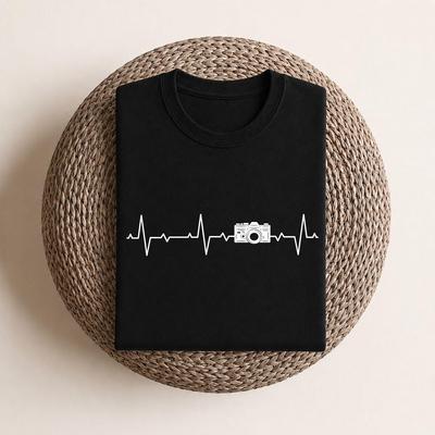 Fotografie Fotograf Shirt | Fotografie Herzschlag Geschenke - Premium T-Shirt