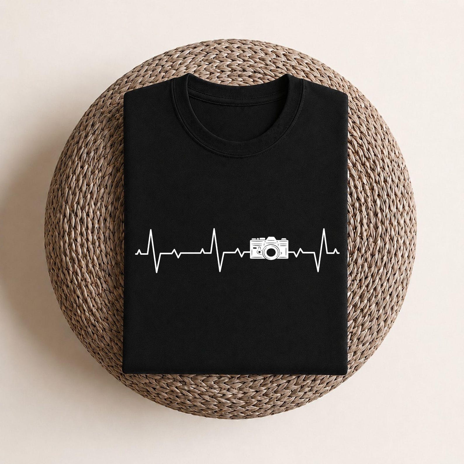 Photography Photographer Shirt | Photography Heartbeat Gifts - Premium T-shirt 4XL