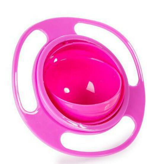 

360° Rotating Gyro Bowl for Kids - Baby Saucer Bowl розы красного