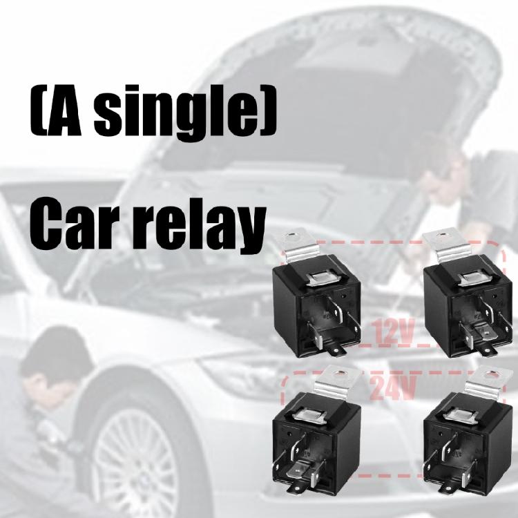 Universal 12V/24V Automotive Relays 5 Pin 40A Design Improved Durability Efficient Power Regulation for Car