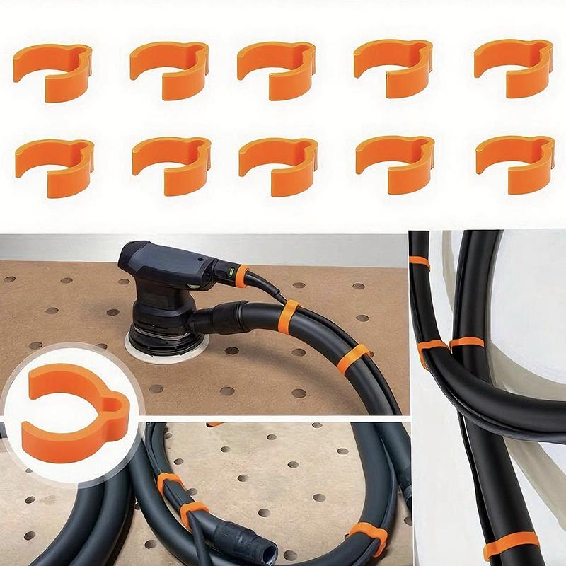 

10 шт. Аксесуари Festool для пилососа Festool CT Кабель Plug-It до D27 Хомути для шланга помаранчевий