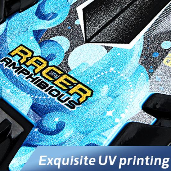 Remote Control Car & Boat 2-In-1 Toy 360-Degree Rotating Tumbling Stunt Water