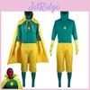 Wanda Vision Cosplay Jumpsuit Outfit With Cloak For Halloween