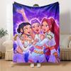 K‑pop Demon Hunters Blanket Durable Comfort Great for Livingroom Seaside Bed Four Seasons Multipurpose Warmthful Decor