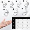 50pcs/lot Texan Hooks Soft Worm Fishing Hooks High Carbon Steel Wide Super Lock Fishhooks Lure BKK Softjerk Hooks Fishing Tackle