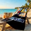 Bluey Customize Your Name Beach Towel Soft Durable Quick-Dry Ideal for Travel Outdoor Swim Pool Yoga Surf Camping Hiking Gym Gift Holiday