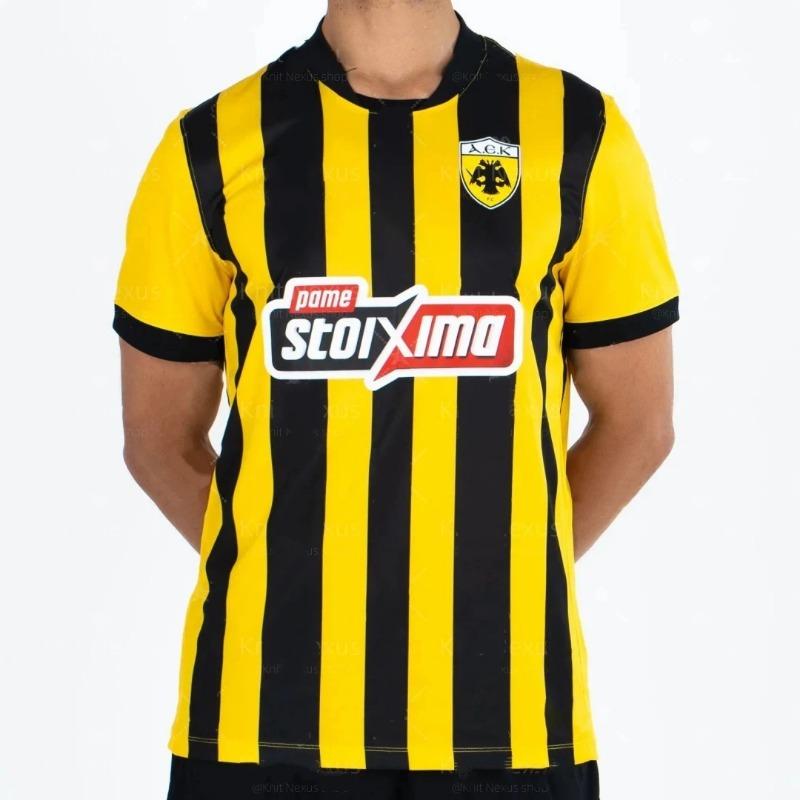 2026 AEK Athen Heimfußballtrikot Griechisches Trikot Herbst Sport Schnelltrocknend Herren-T-Shirt Kinderkleidung T-Shirt Y2k Frau 4XL