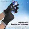 Waterproof and Windproof Cycling Gloves for Men, Warm Motorcycle Gloves, Touch Screen, Road Bike, Outdoor, Winter