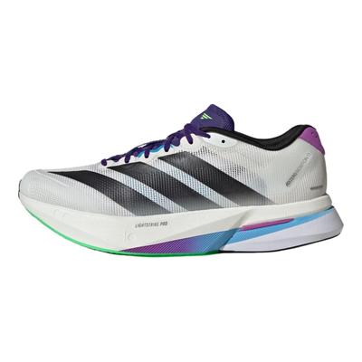 Adizero Boston 13 Core White Core Black Lime Burst Men Sneakers JS4946