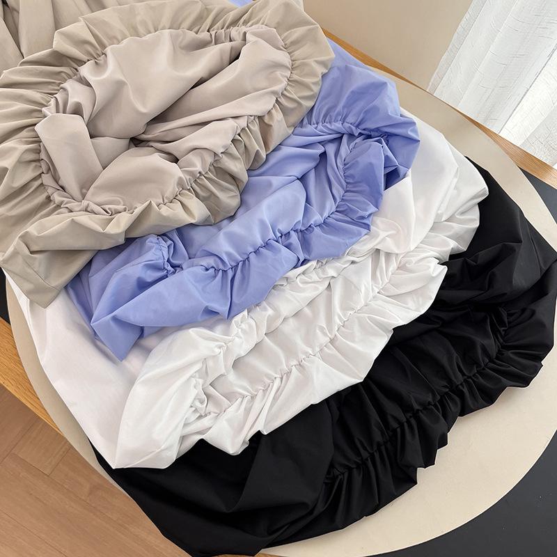 Japanese Tulip Bubble Midi Skirt for Women with Pockets - Summer 2023 Collection