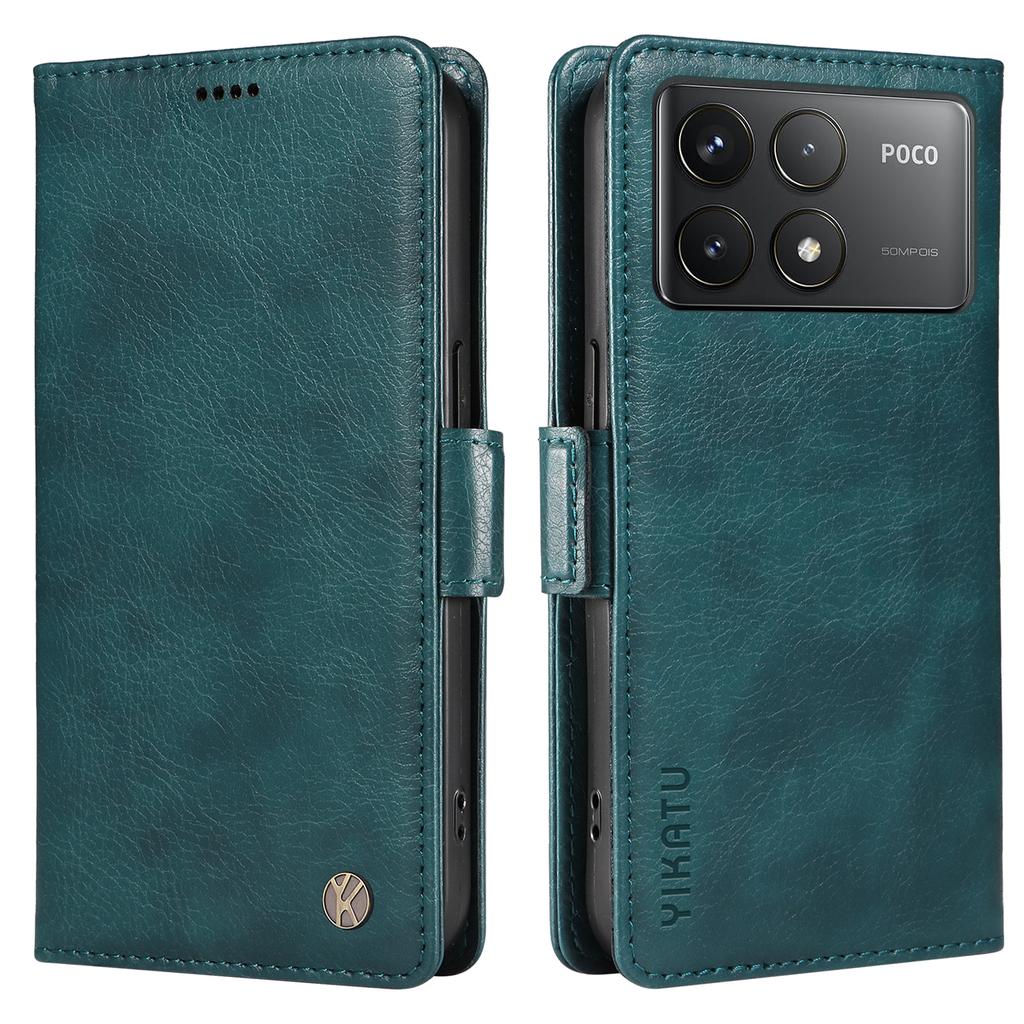YIKATU YK-007 For Xiaomi Poco F6 Pro 5G/Redmi K70 5G/K70 Pro 5G Leather Case Phone Wallet Cover