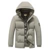 Peimeng Men's Casual Zip-Up Detachable Hood Jacket
