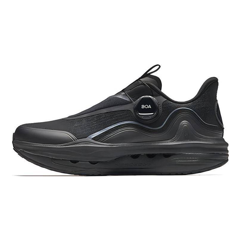 Anta Slip Resistant Abrasion Resistant Low top Running Shoes Women's Black 122435508A-4