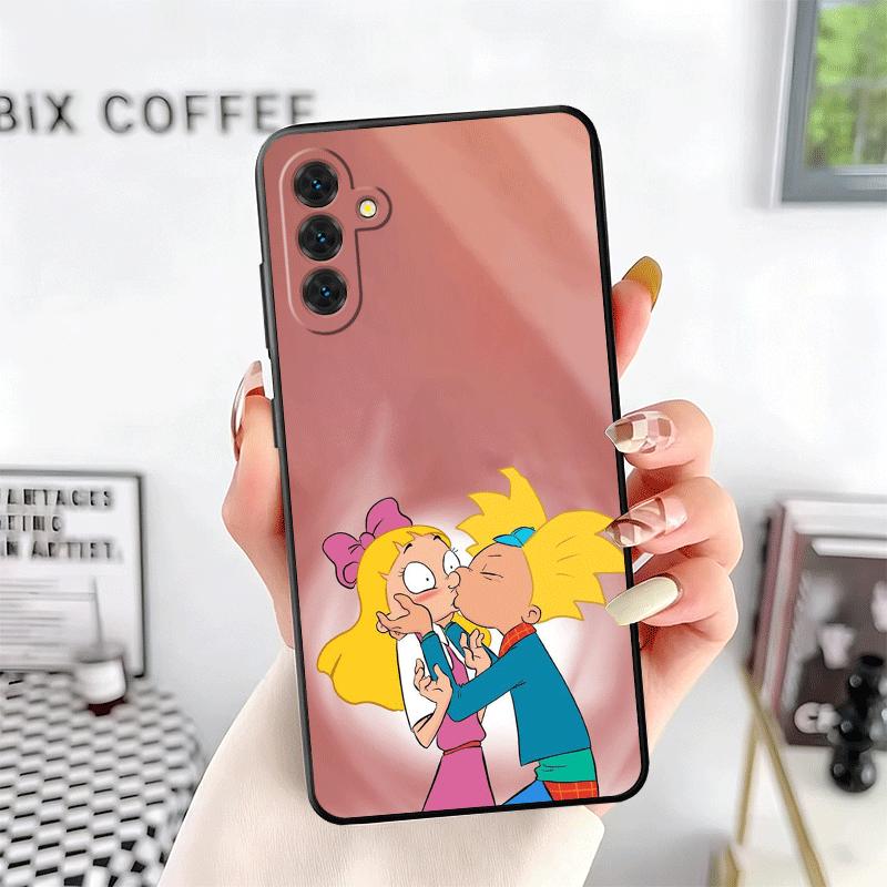 Cartoon Hey Arnold Helga Weiche Handyhülle für Samsung A17 A37 A57 A16 A26 A36 A56 A15 A25 A35 A55 A14 A24 A34 A54 A13 A23 A33 A53