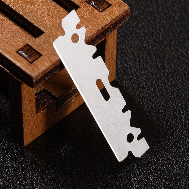 100 Disposable Stainless Steel Razors for Beard, Eyebrows & Hair Trimming