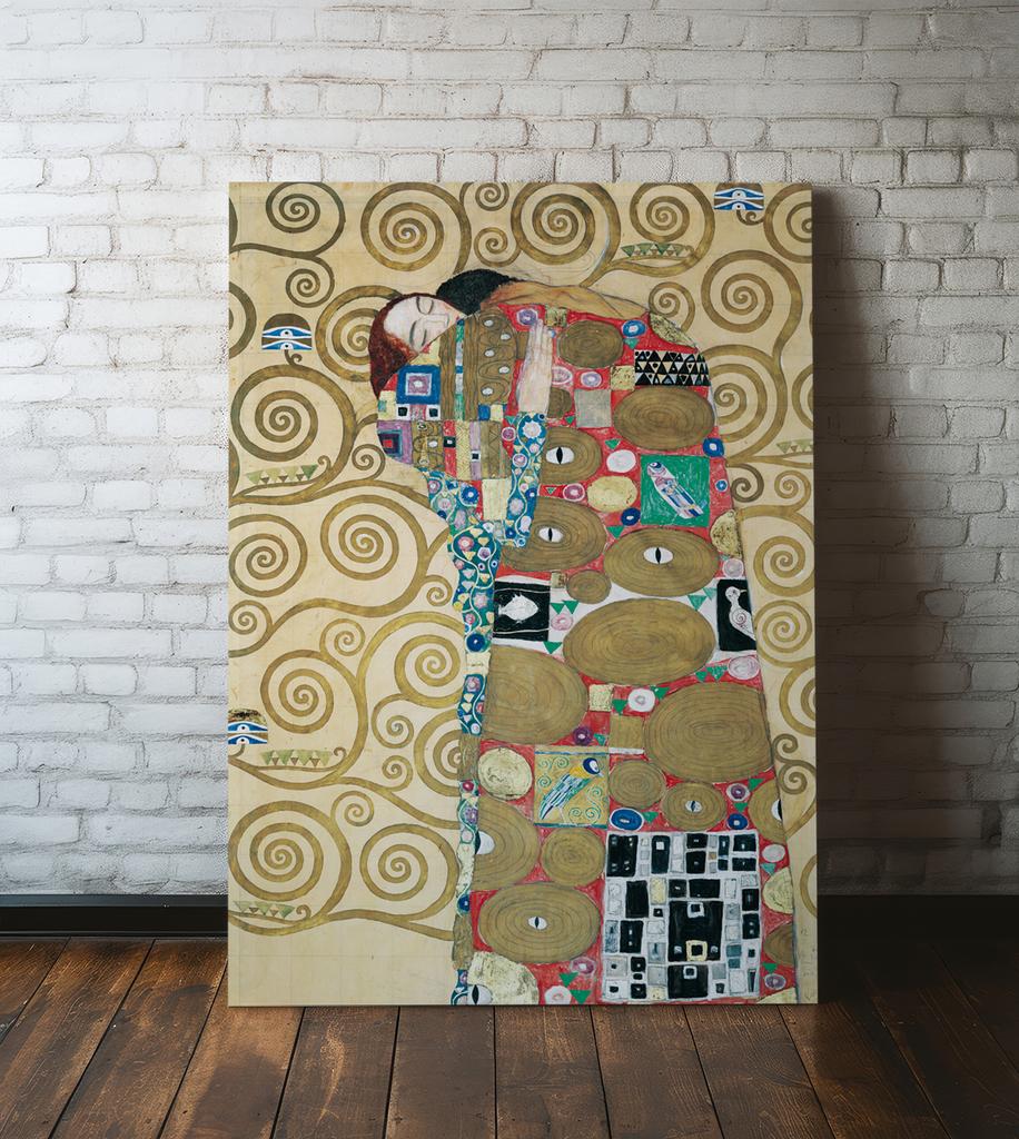 Canvas Painting Gustav Klimt Abstraction Fulfillment