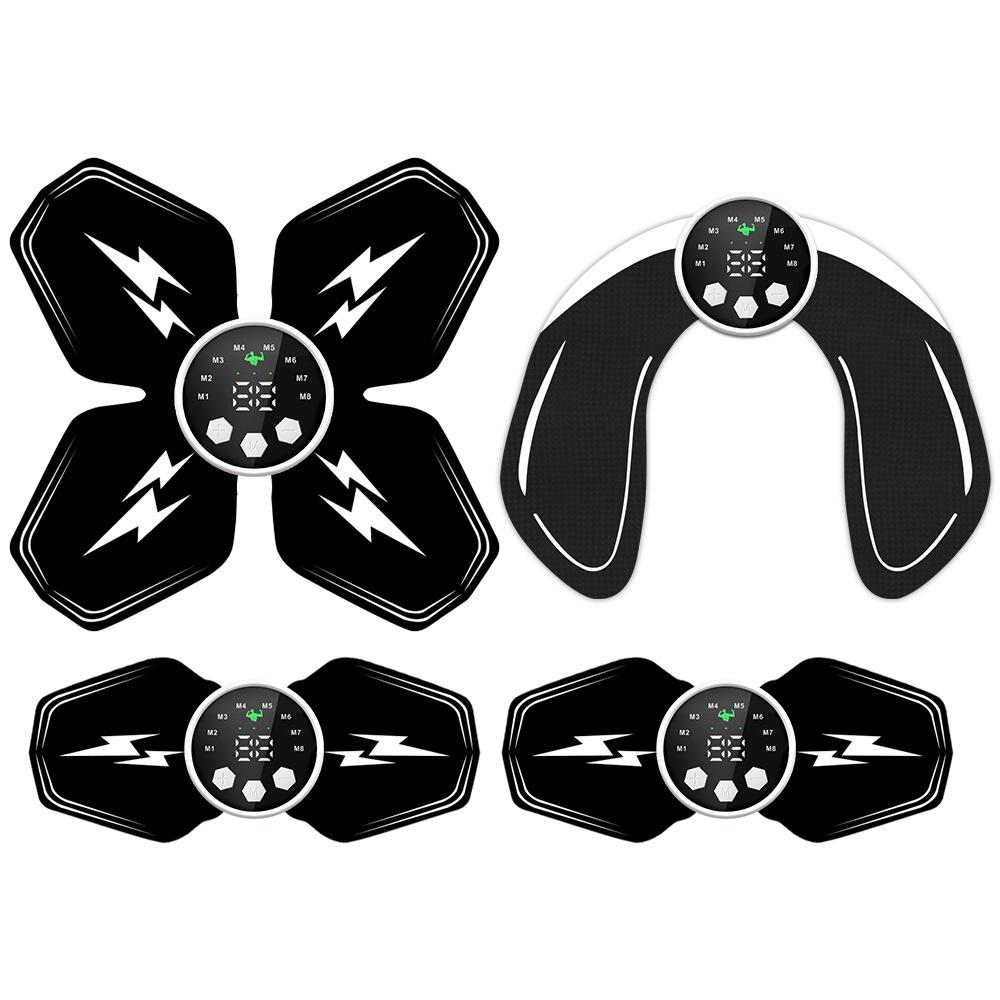 Smart EMS Muscle Stimulator Electric Fitness Abdominal Training ABS Arm Neck Stickers Body Massager Fitness Slimming Shaping