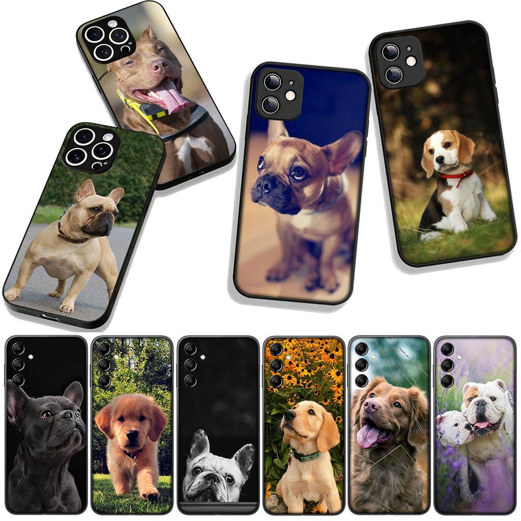 Bulldog Dog Phone Cover Case for Xiaomi Redmi Note 14 12 13 ProPlus A4 A3 Pro Plus 12C 13C 14C 5G Casing