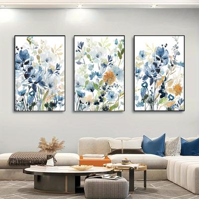Vintage Kvety Obrazy Nástenné Plagáty, Obrazy do interiéru na plátne, Škandinávske Decor Art, Nová predajňa Bytové dekorácie