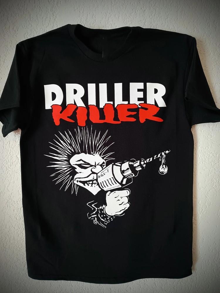 Коллекция Driller Killer Band Подарок для фаната Полный размер от S до 5XL Футболка H175 Унисекс Футболка XL