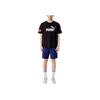 Puma Loose Breathable Casual Printed Short Sleeve T-Shirt Men Tops Black 676665-56
