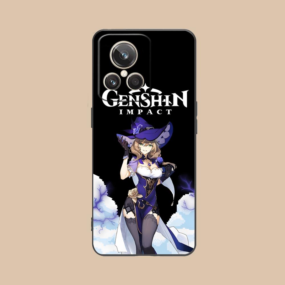 

Game GI Lisa Mobile Phone Case for Realme GT 8 Neo Pro C75 73 71 C67 65 C55 53 C35 31 C20 15 Colorful Printing Cover Pretty realme C15