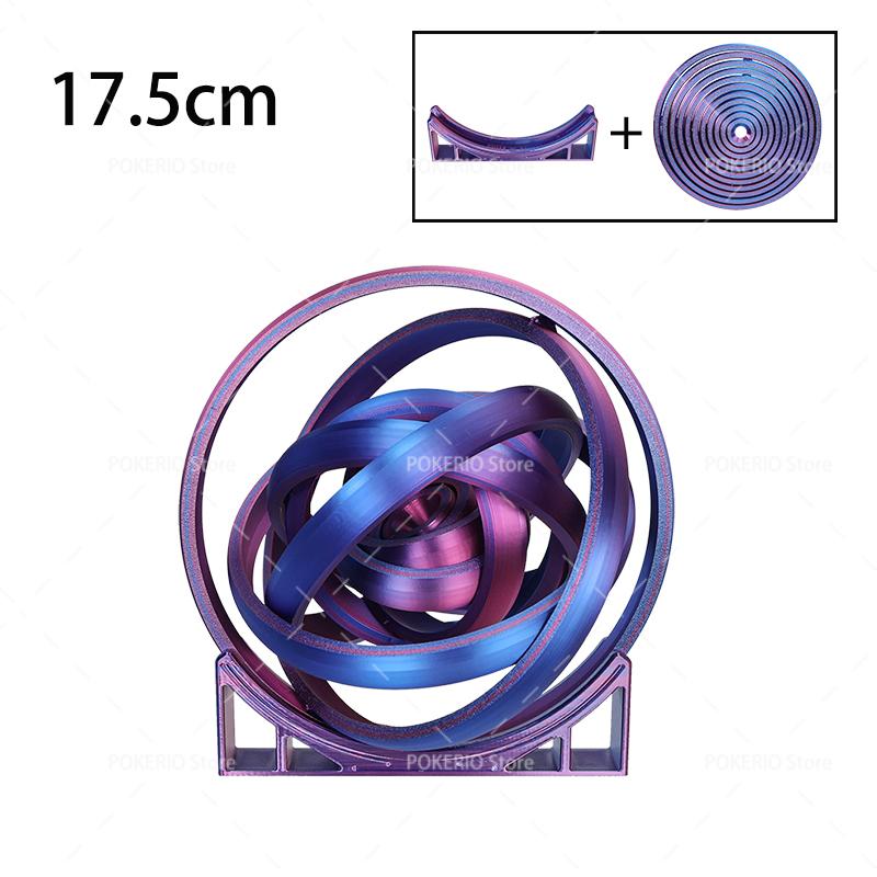 Hot 3D Fidget Spinner Rotating Ball Toy Creative Fingertip Gyroscope Gravity Rotation Anxiety Relief Novelty Decompression Toy