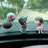 Console Dashboard Figure Creative Balloon Ornament Cartoon Couples Car Decoration Action Figure
