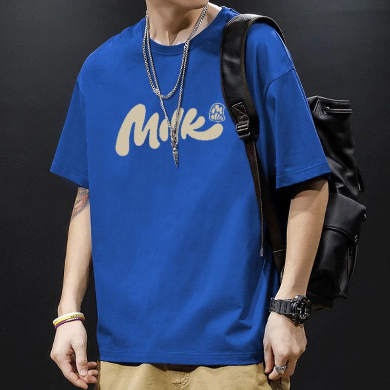 Summer Men T-shirts Cotton Short Sleeve T Shirt Comfortable Fabric Sportwear