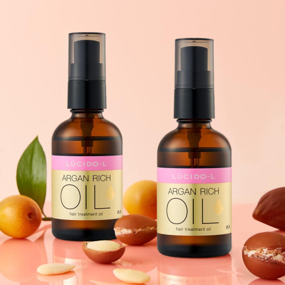 Lucido L Argan Hair Treatment oiL 60mL 2pcs FREE