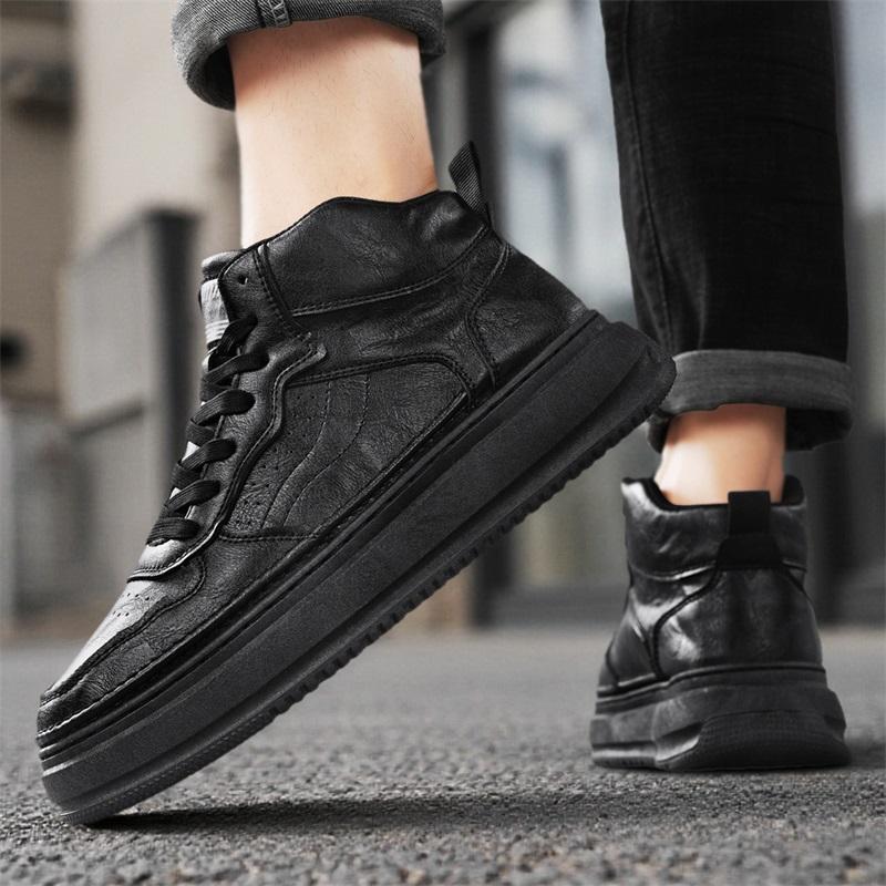 New Fashion Autumn And Winter Men's Low Top Martin Boots Students Male Boys Trending Soft Sole Work Shoes Labor Protection Martin Sneakers