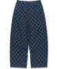 Pantaloni di Jeans Baggy Fit a Scacchi NOT4NERD - Blu Scuro